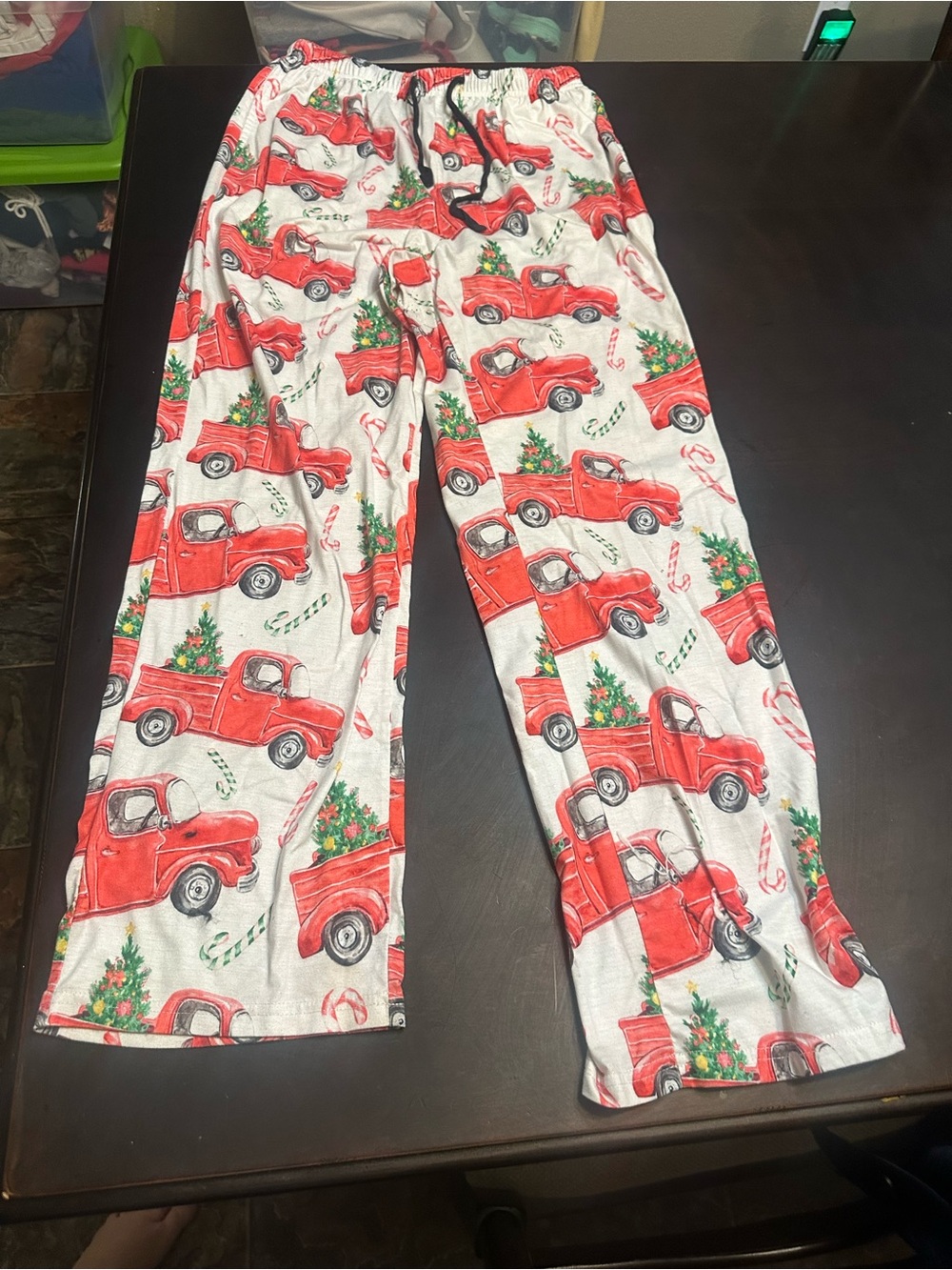 Women's Holiday Red Truck Pajama Pants